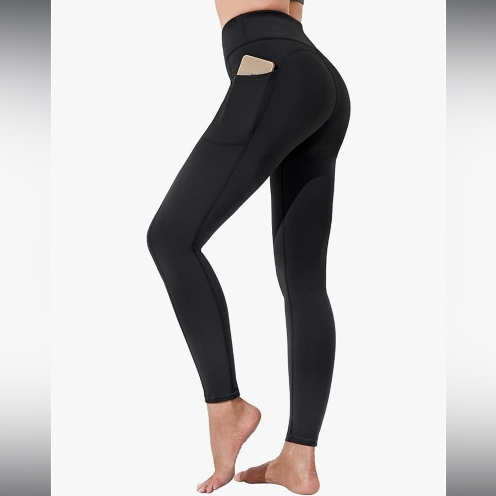 Polygon High Waisted Leggings with Pockets 🖤✨ - Picture 1 of 11